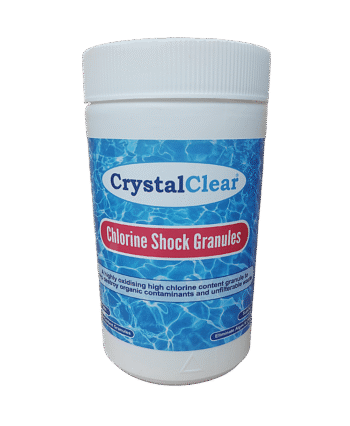 1kg CrystalClear Shock Chlorine Granules – Calcium Hypochlorite (Cal-Hypo)