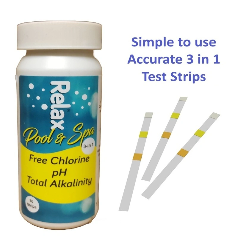 3 in 1 chlorine test strips
