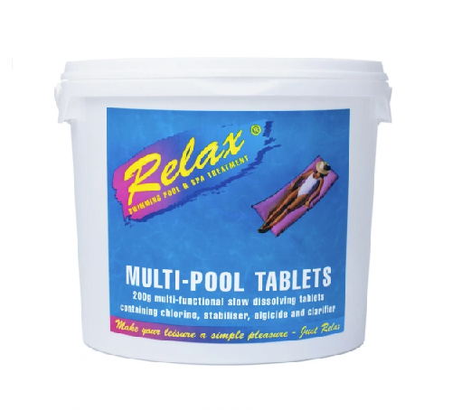 Relax 200g Multifunction chlorine tablets for pools 5kg