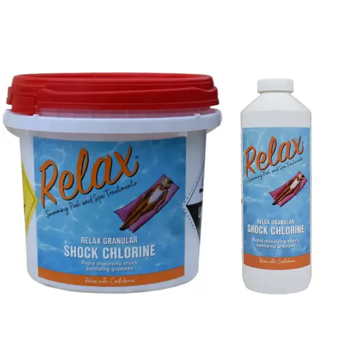 Relax Chlorine Shock 5kg and 1kg